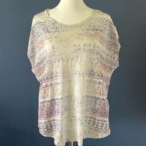 Daisy Fuentes Scoop Neck Tee